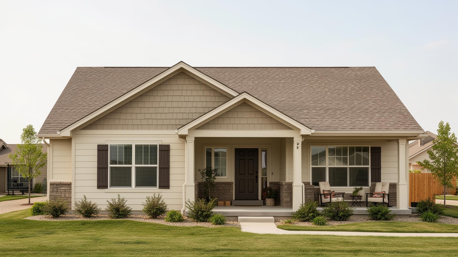 South Dakota home with LP SmartSide lap siding and architectural shingle roof